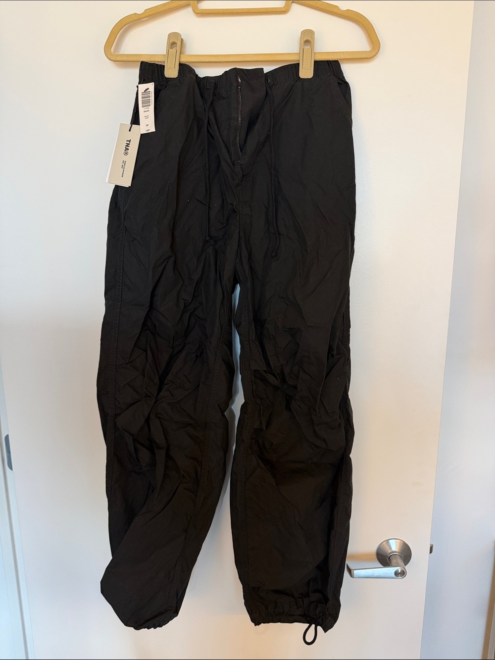 TNA Black Men's Drawstring Jogger Pants